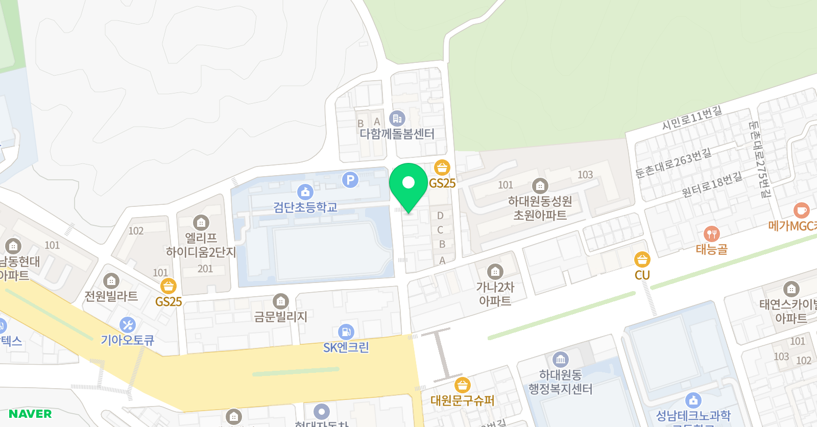 카이로스 수학학원 위치