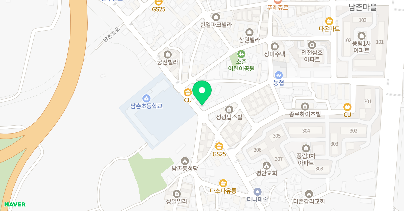율곡 학원 위치