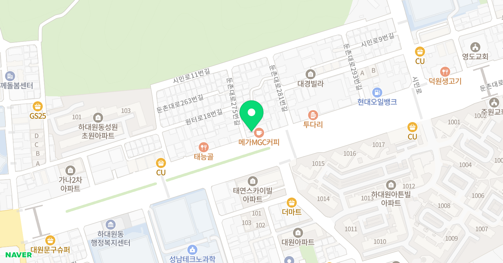 파머스 영어 하대원캠퍼스 위치
