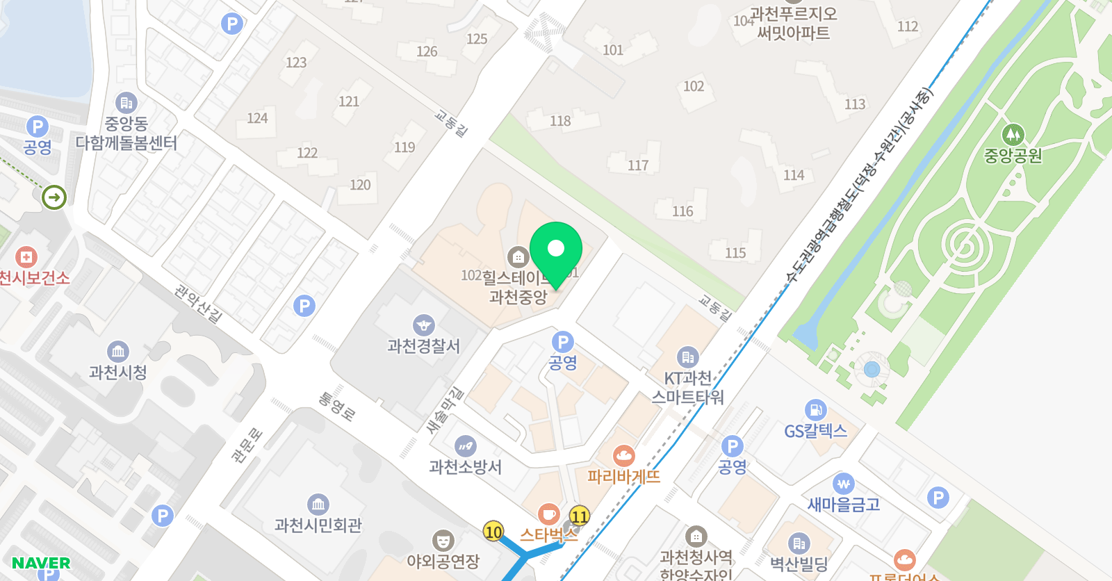 엠베스트SE 과천본원 위치