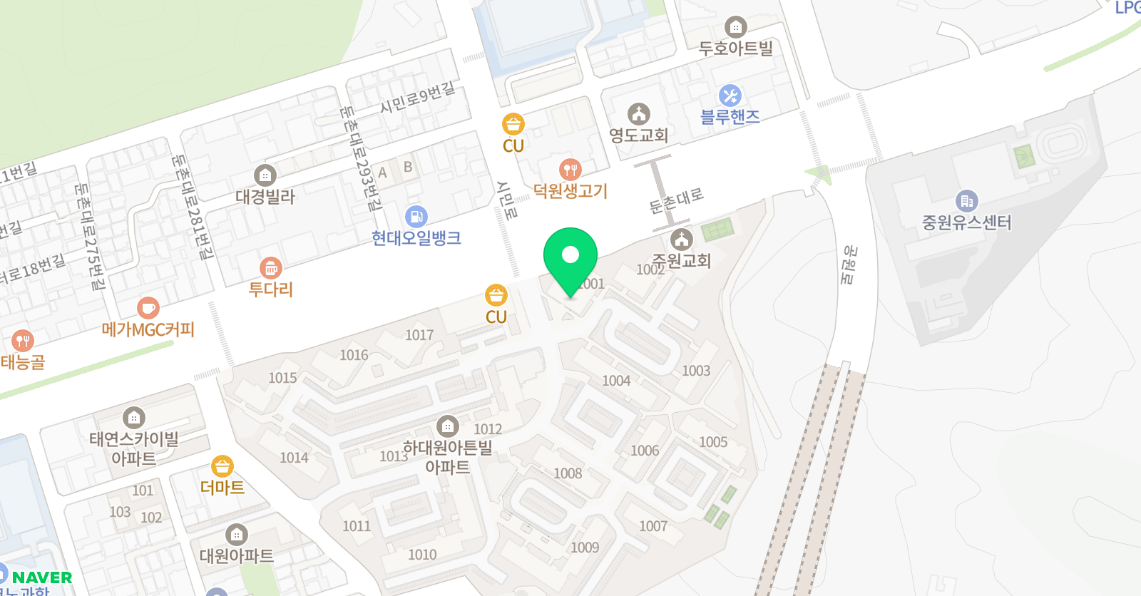 푸르넷 공부방 원 공부방 위치