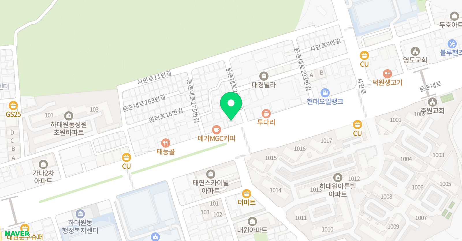 매쓰톡톡 수학학원 위치