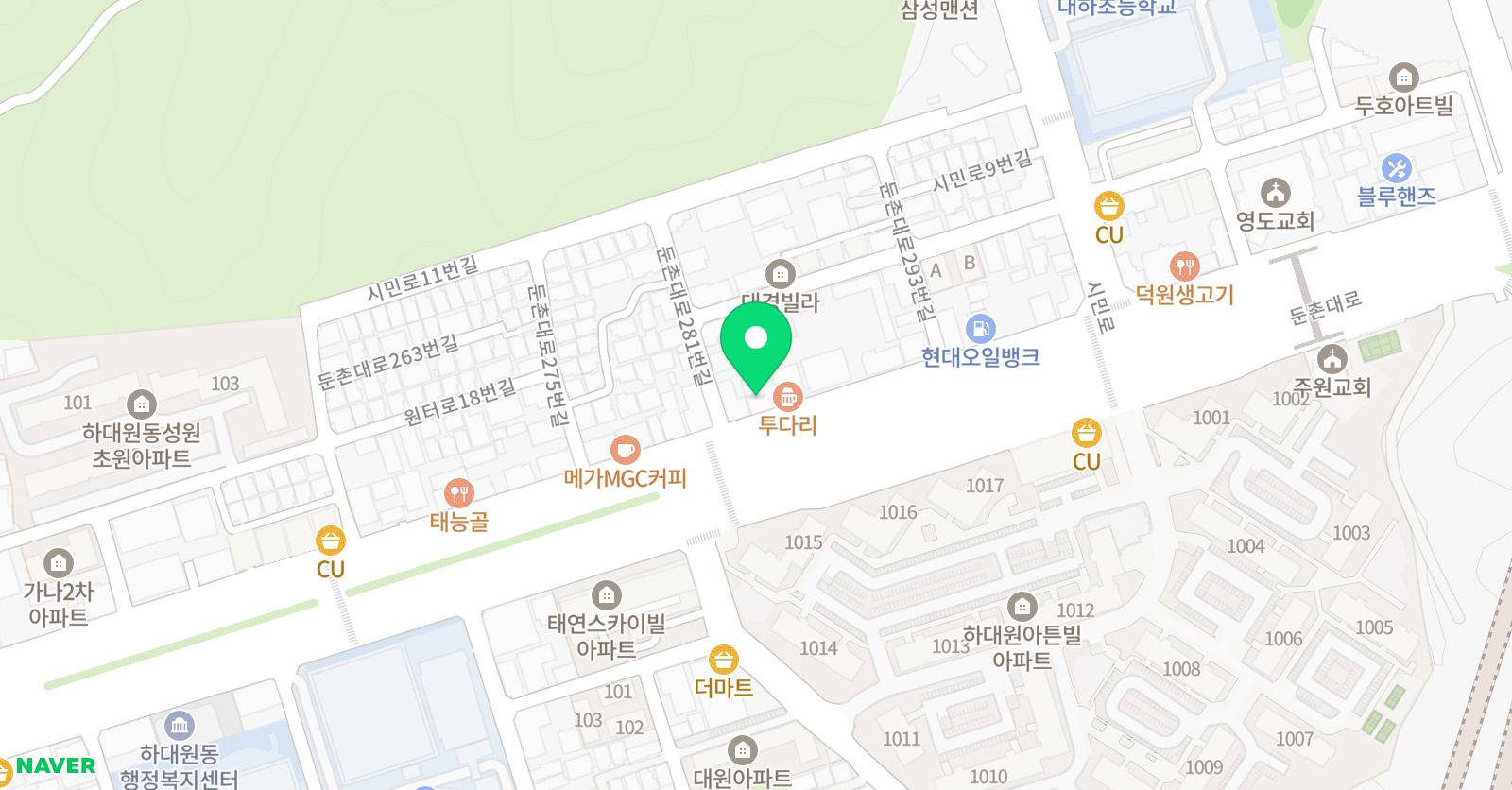 하이탑에듀 초중등전문관 위치