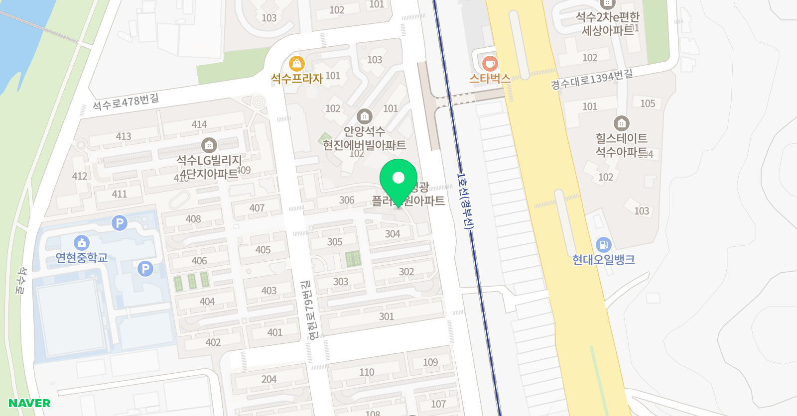 바른수학 위치
