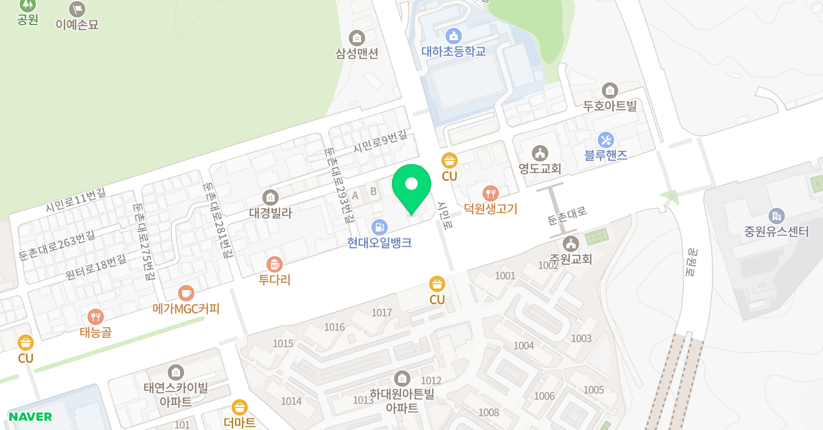 필즈M 수학학원 위치