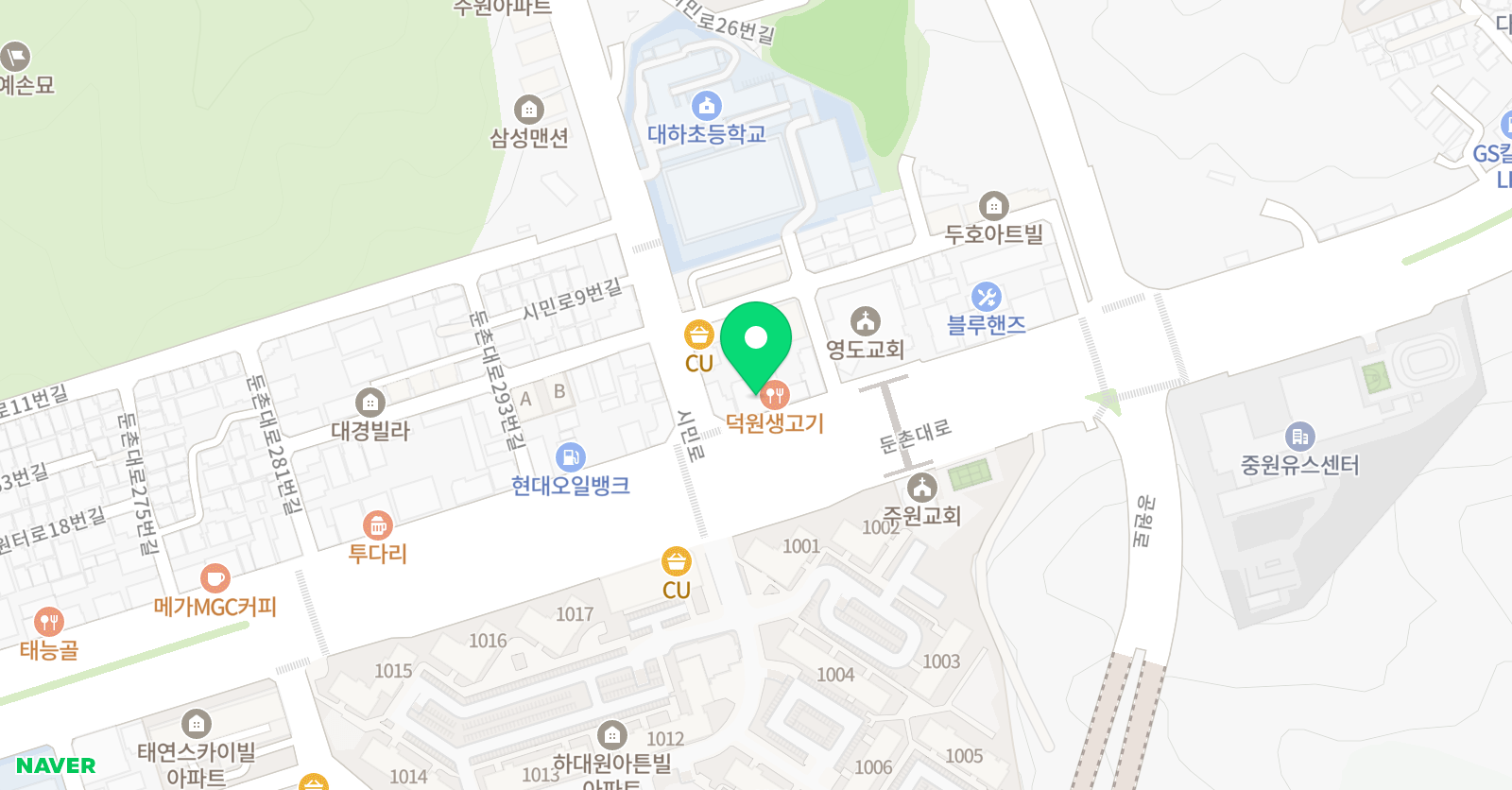 고구려 태권도 줄넘기 위치