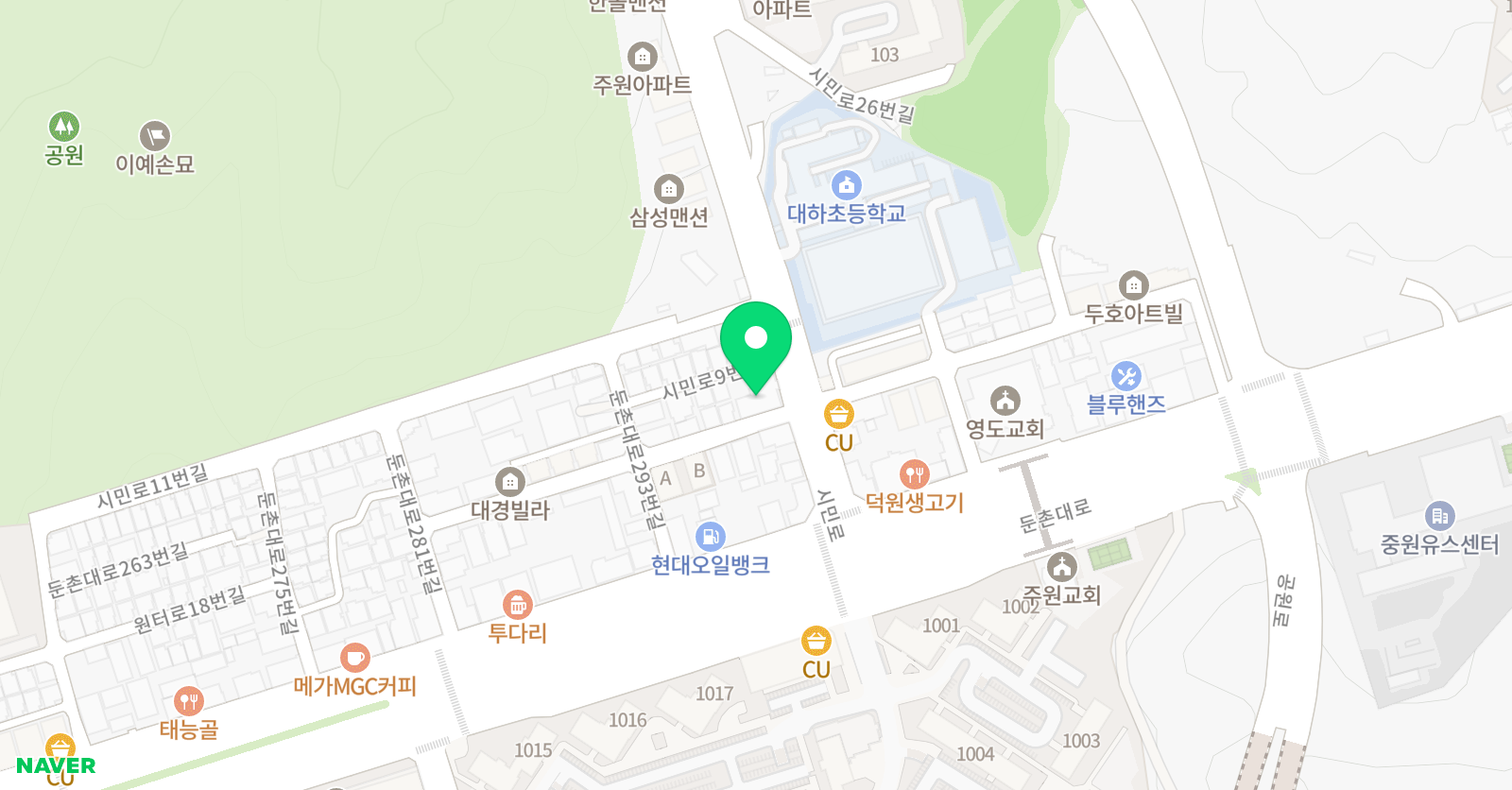 플러스원 학원 위치