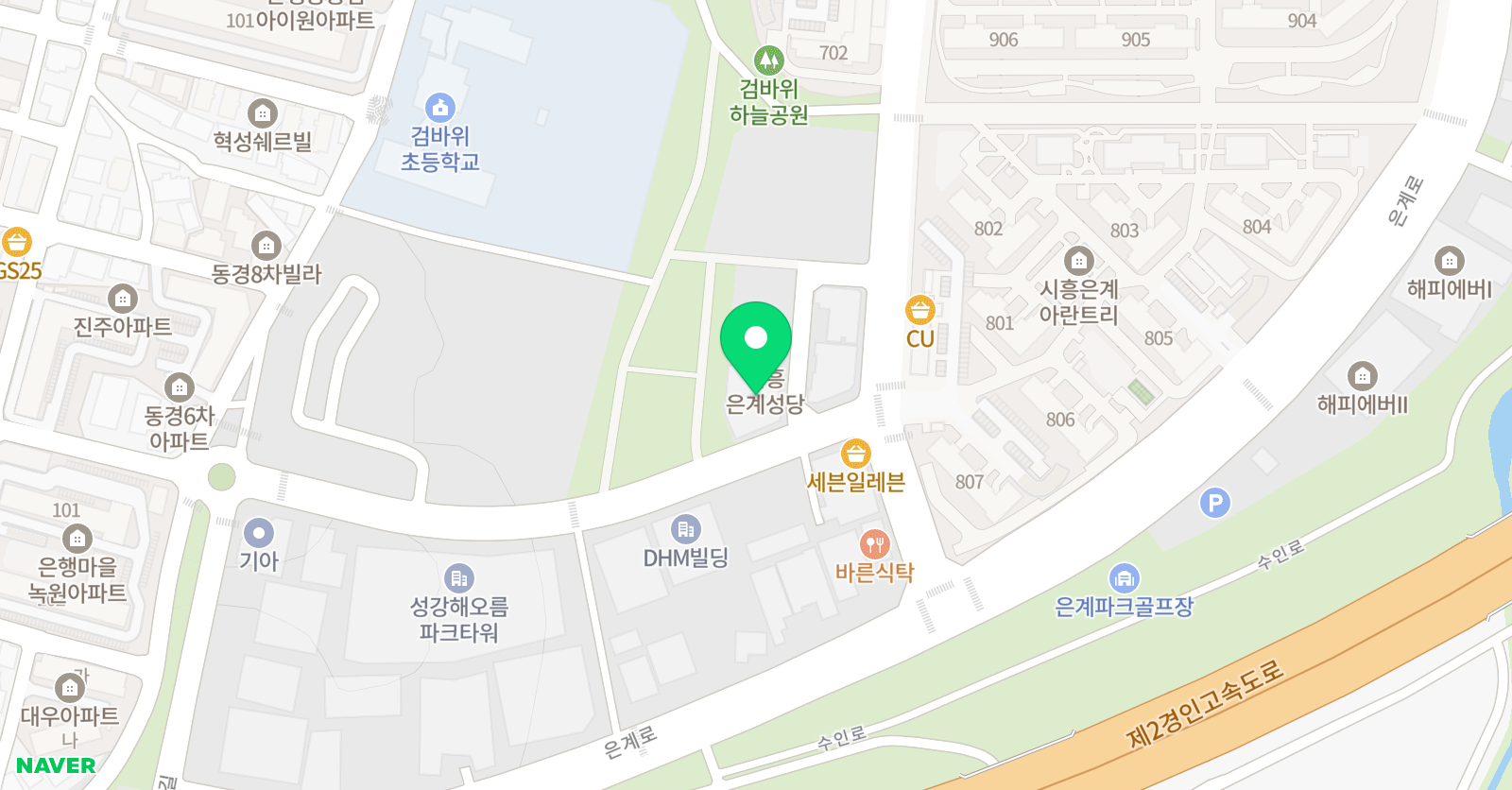 아소비 시흥은계에이스센터 위치