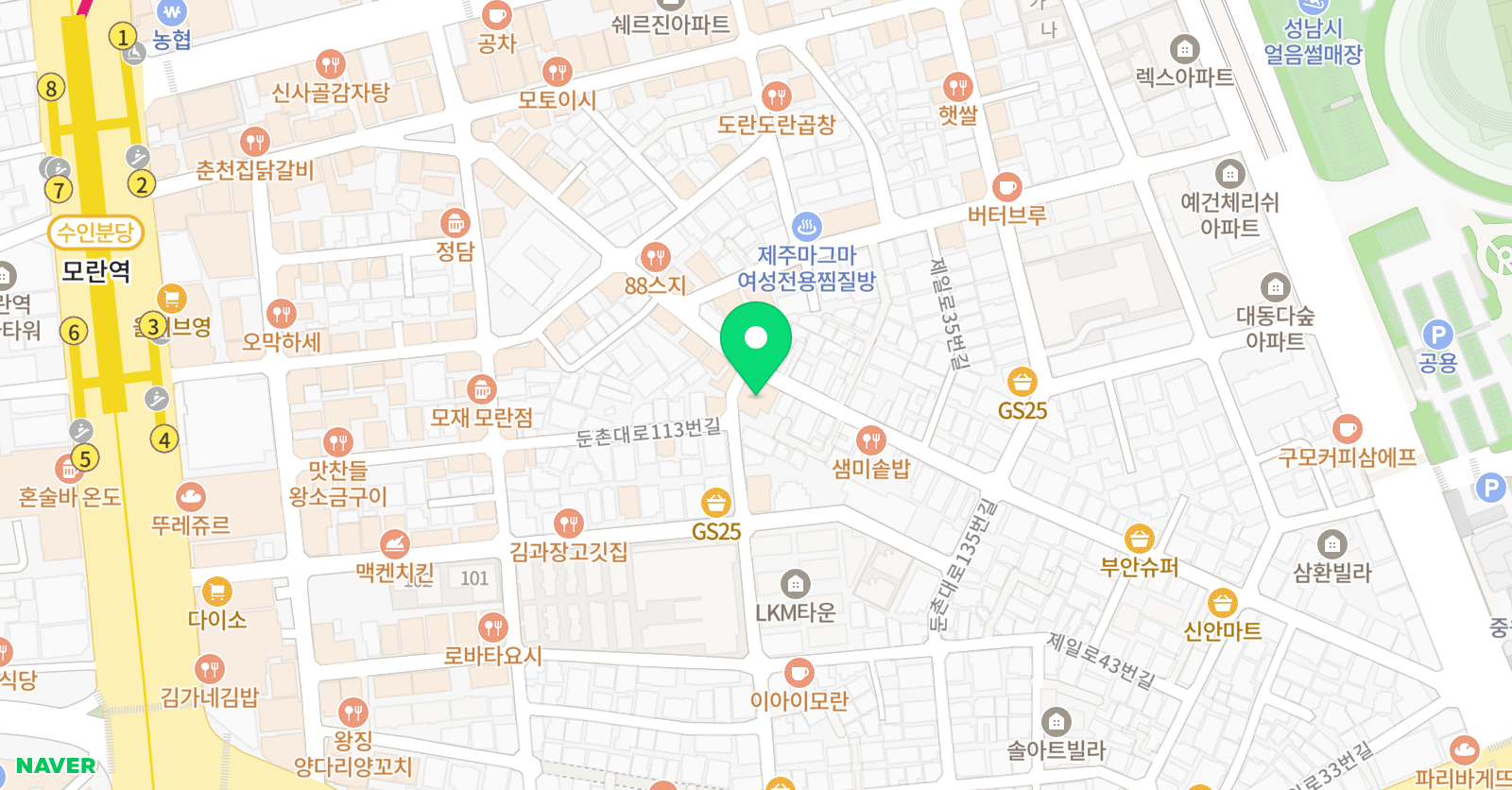 신세계 태권도 위치