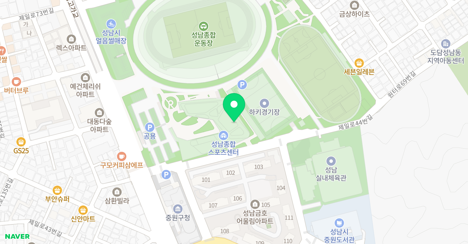 아쿠아라인 위치