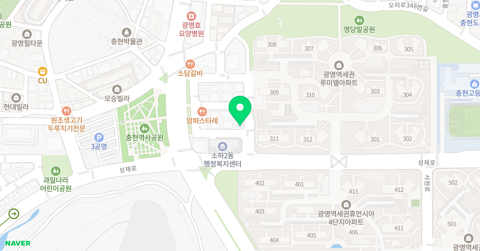 용인대 국가대표 태권도 위치