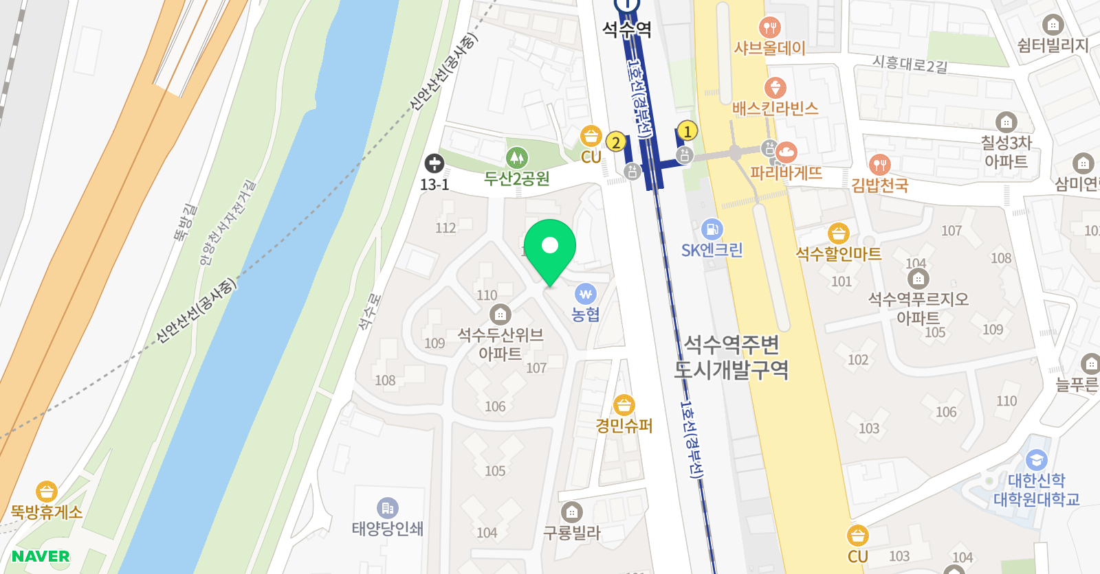 위드클래스 학원 위치