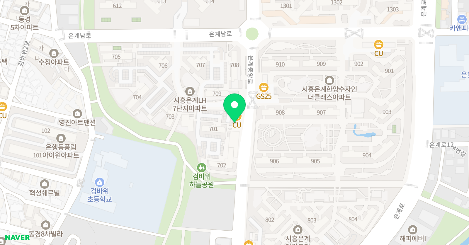3030 영어 시흥은계러닝센터 위치