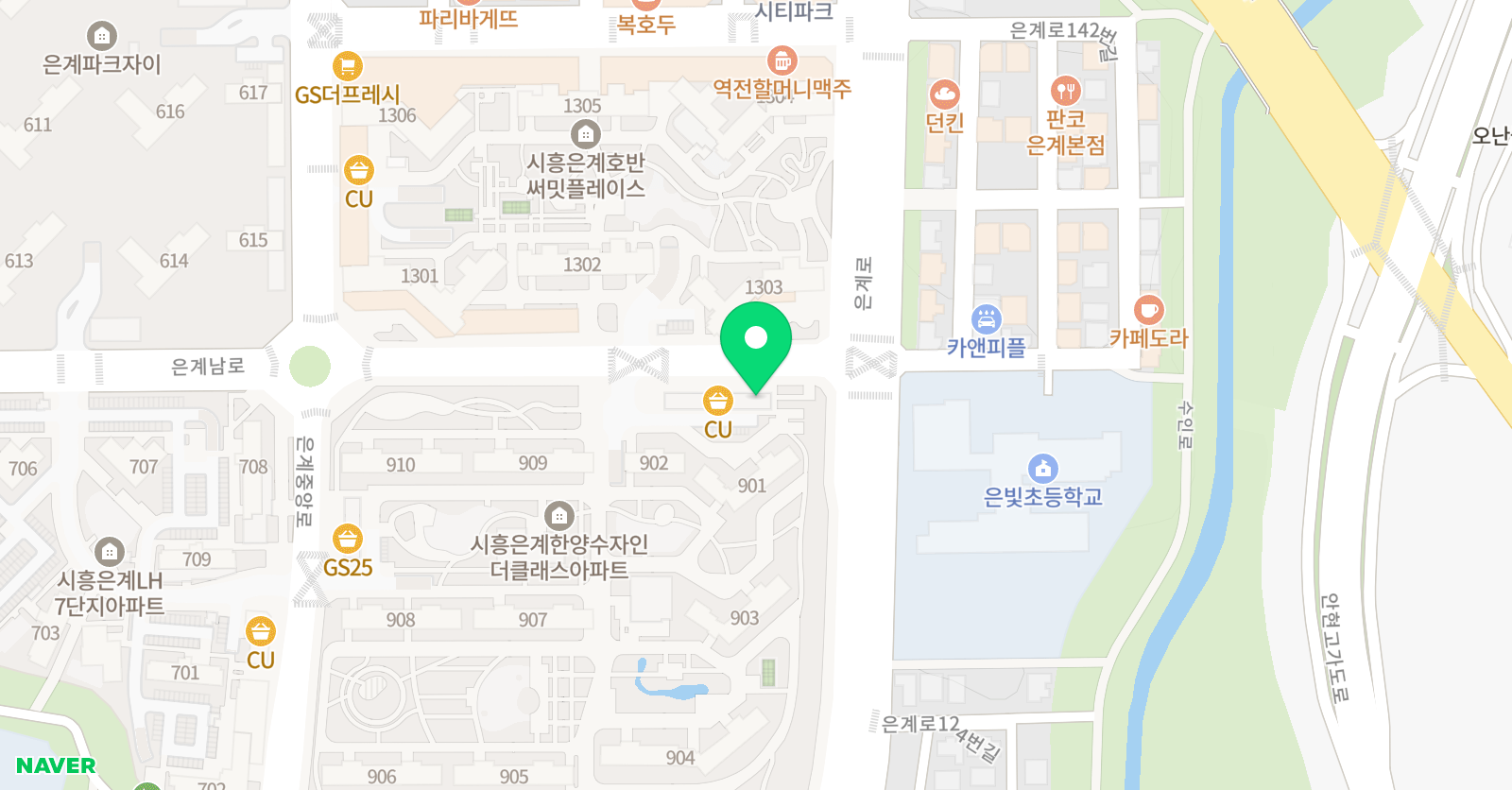 더채움수학교습소 은계본원 위치