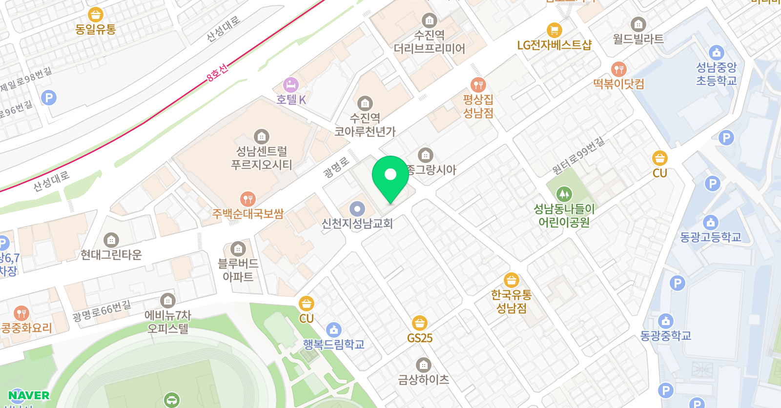 글로리아 음악학원 위치