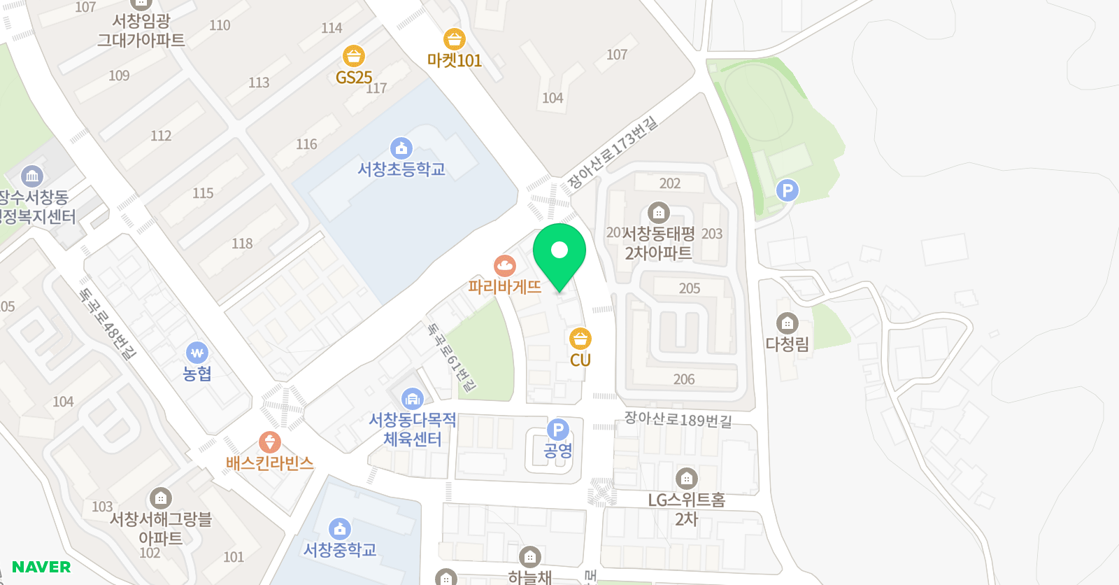 삼성 영어 서창교실 위치