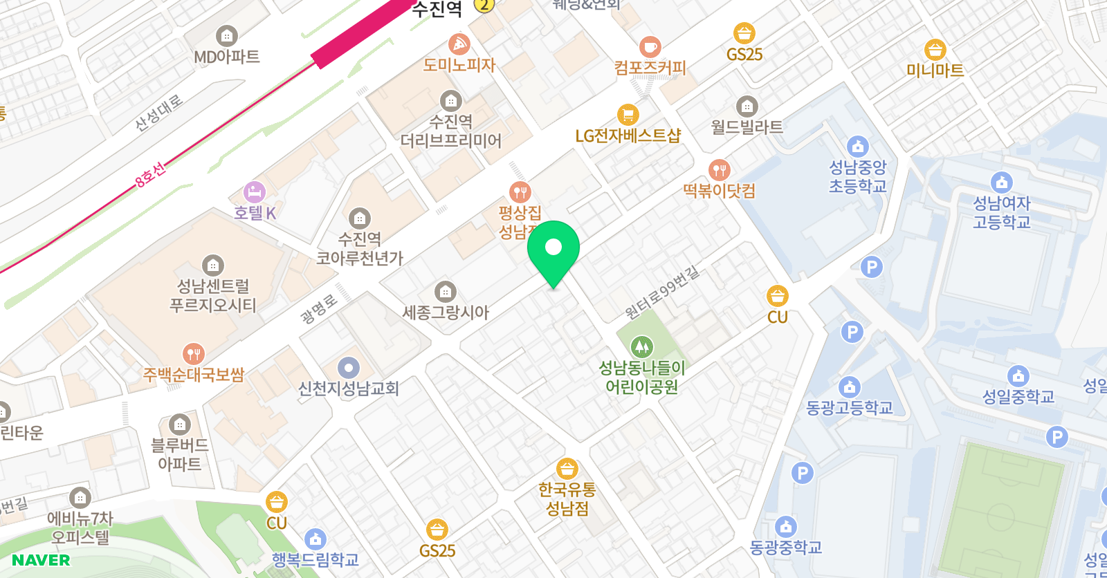 아이노스 음악학원 위치