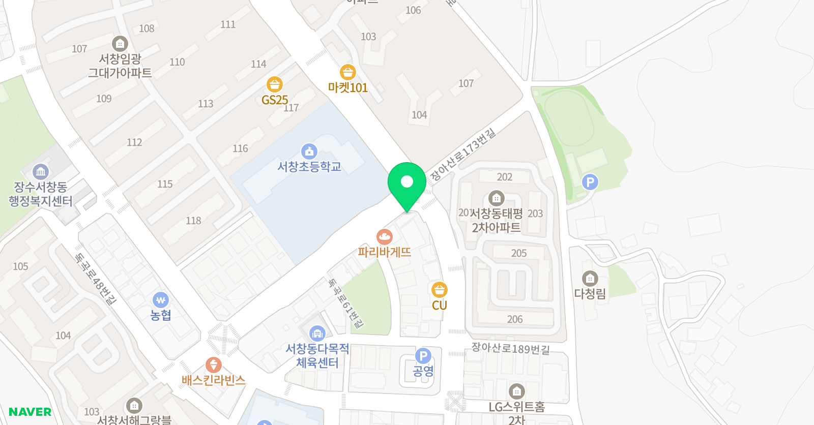 미래인재 학원 위치