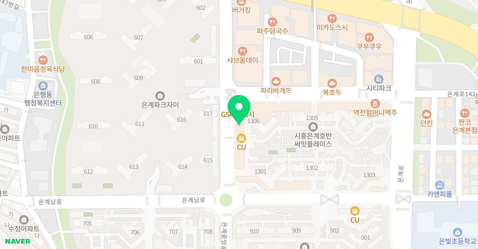 리아트클래스 미술학원 은계점 위치
