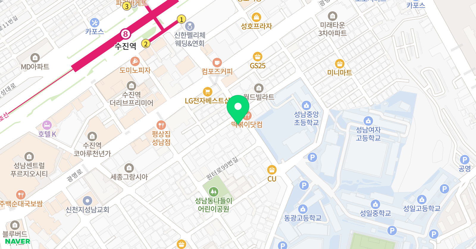 이예 영어학원 위치