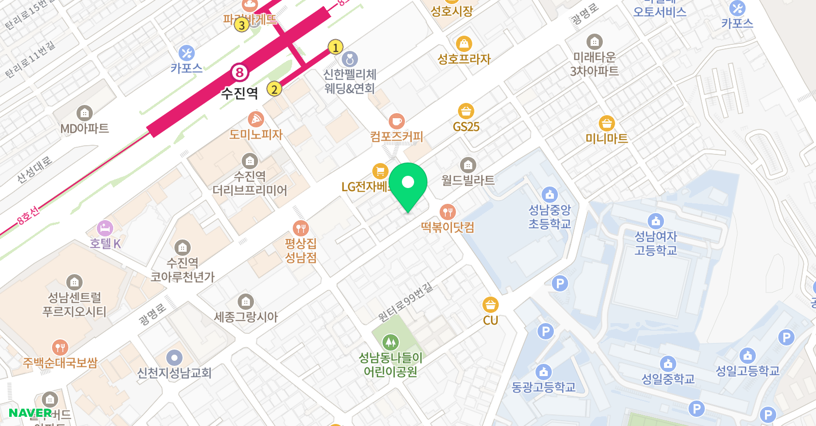 레이나 영어교습소 위치