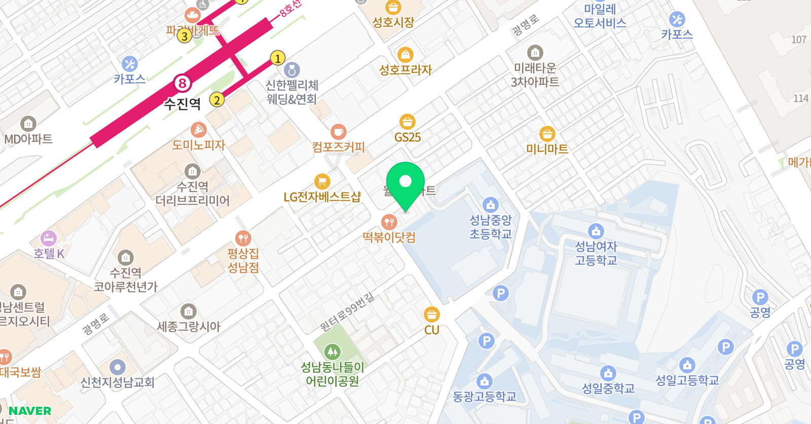 아트원 피아노미술학원 위치