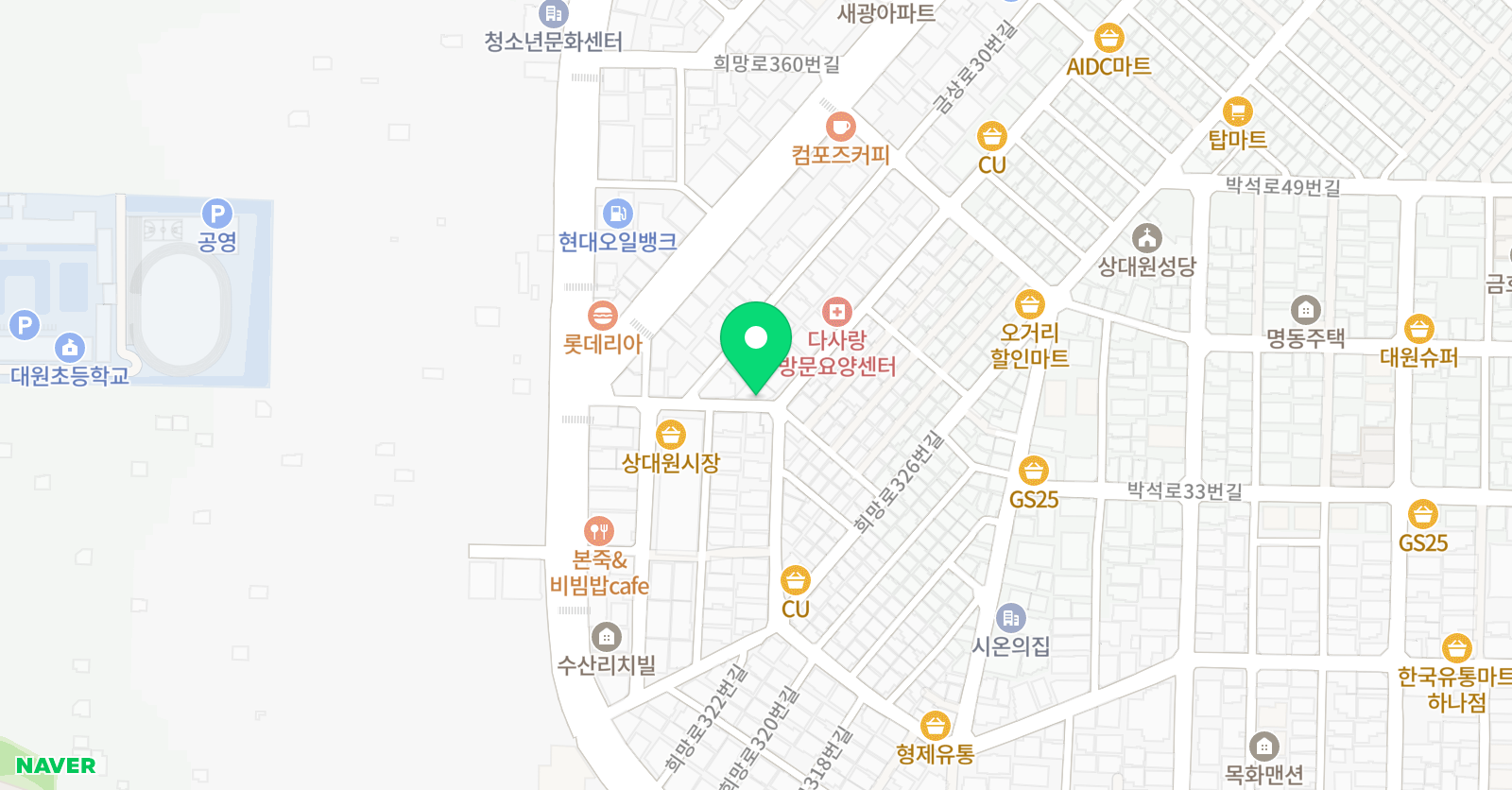 이레 음악학원 위치