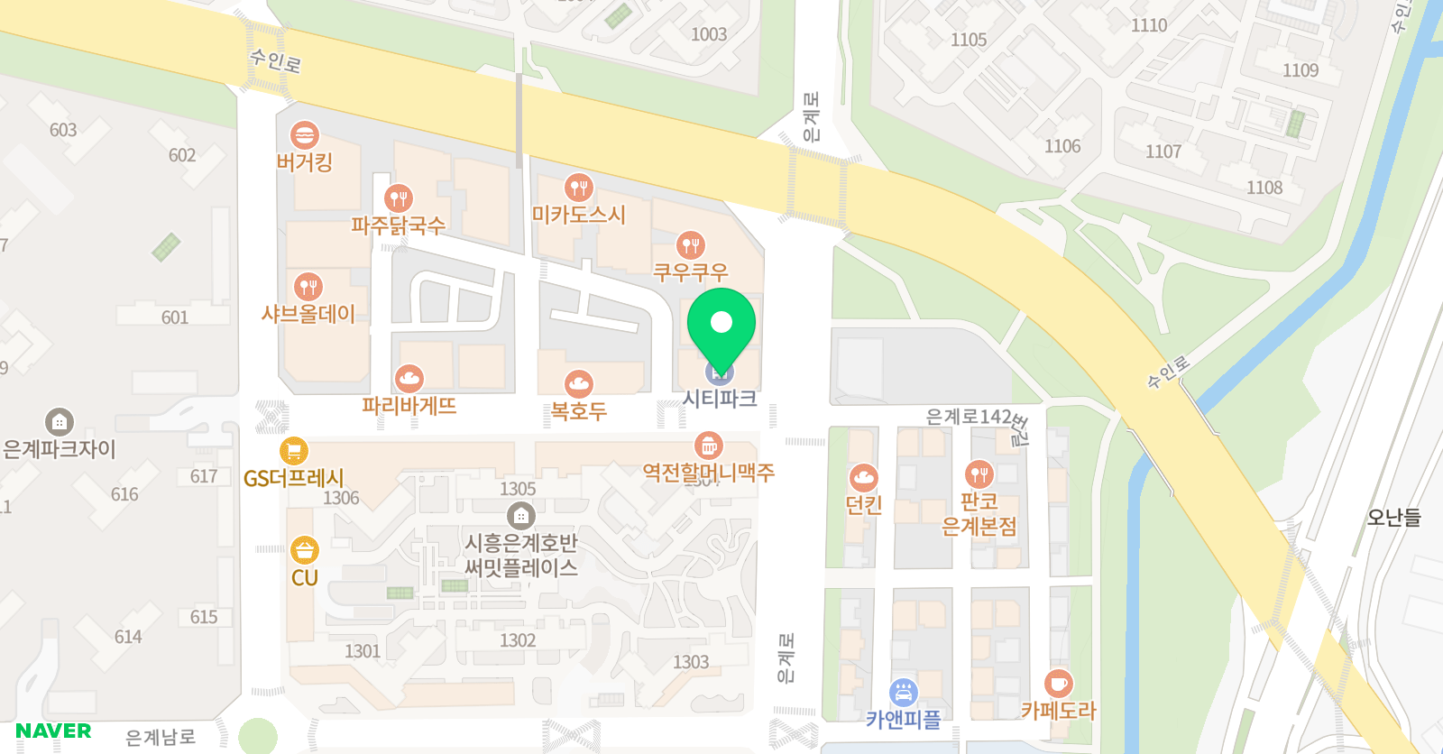 크리아트 은계 미술학원 위치