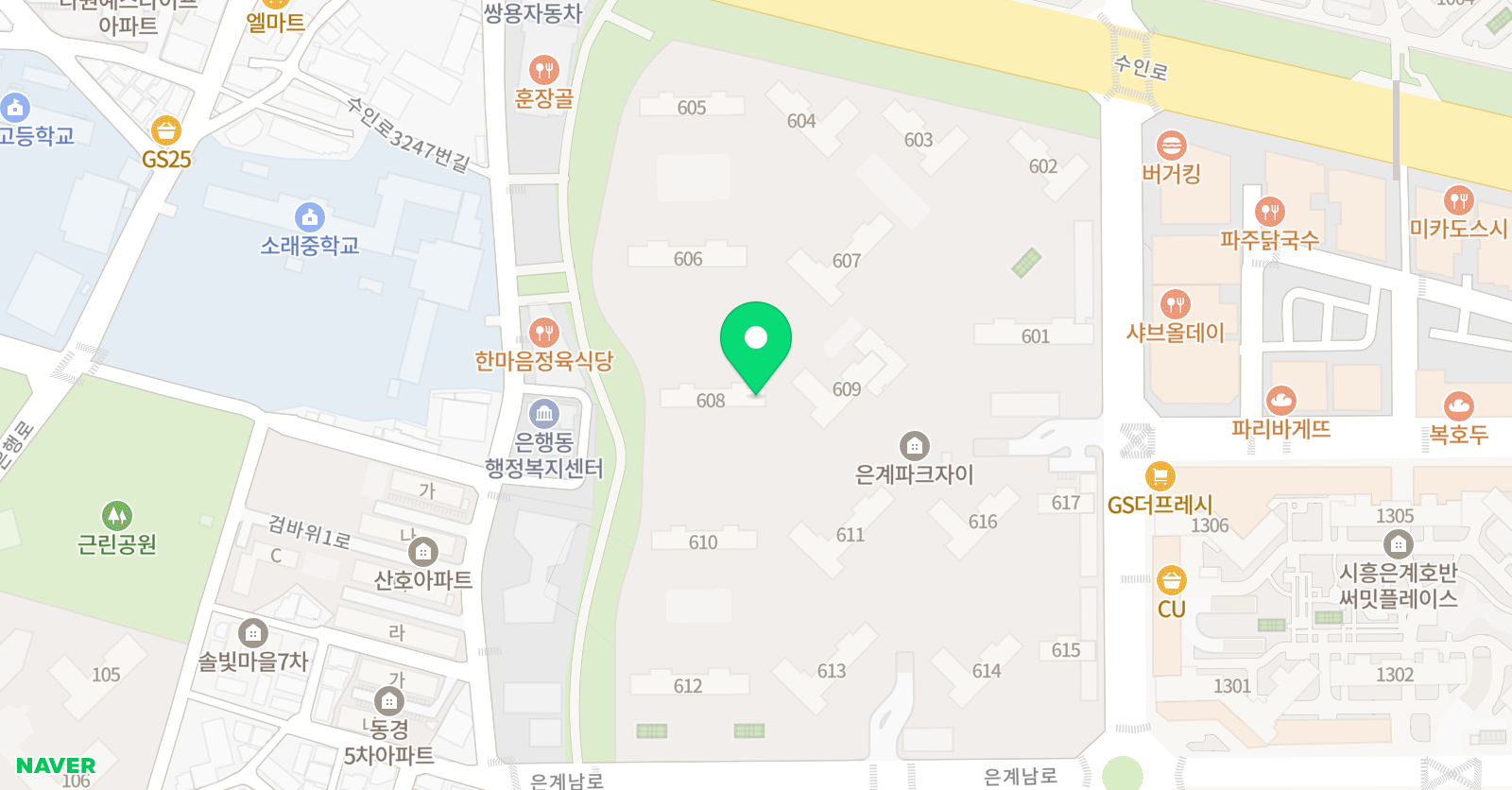 플레이팩토 은계파크자이 교육원 위치