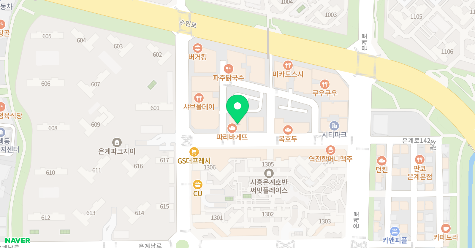 소마 사고력수학 은계센터 위치