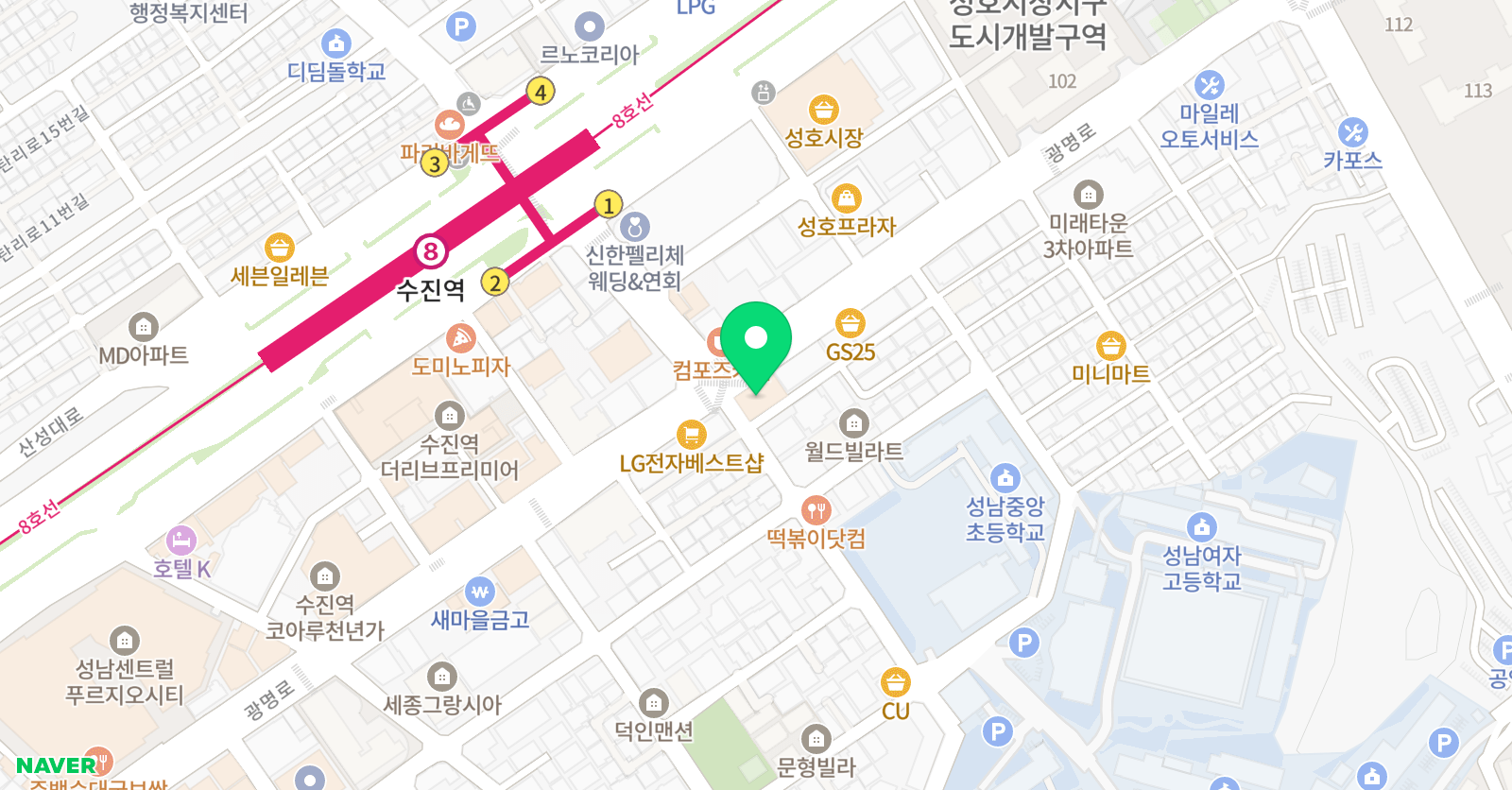 정석학원 위치
