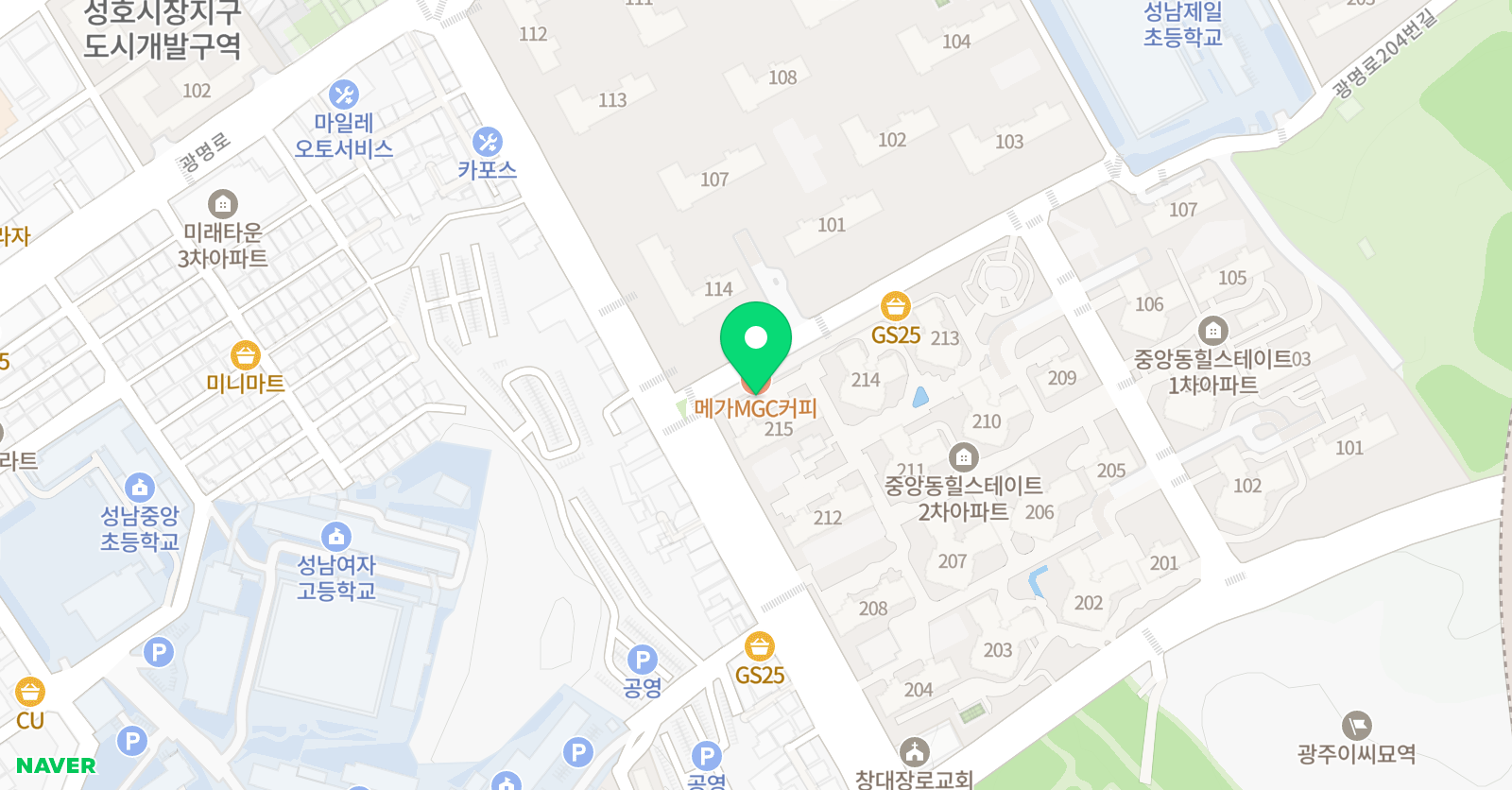 링키영어 성남제일초점 위치