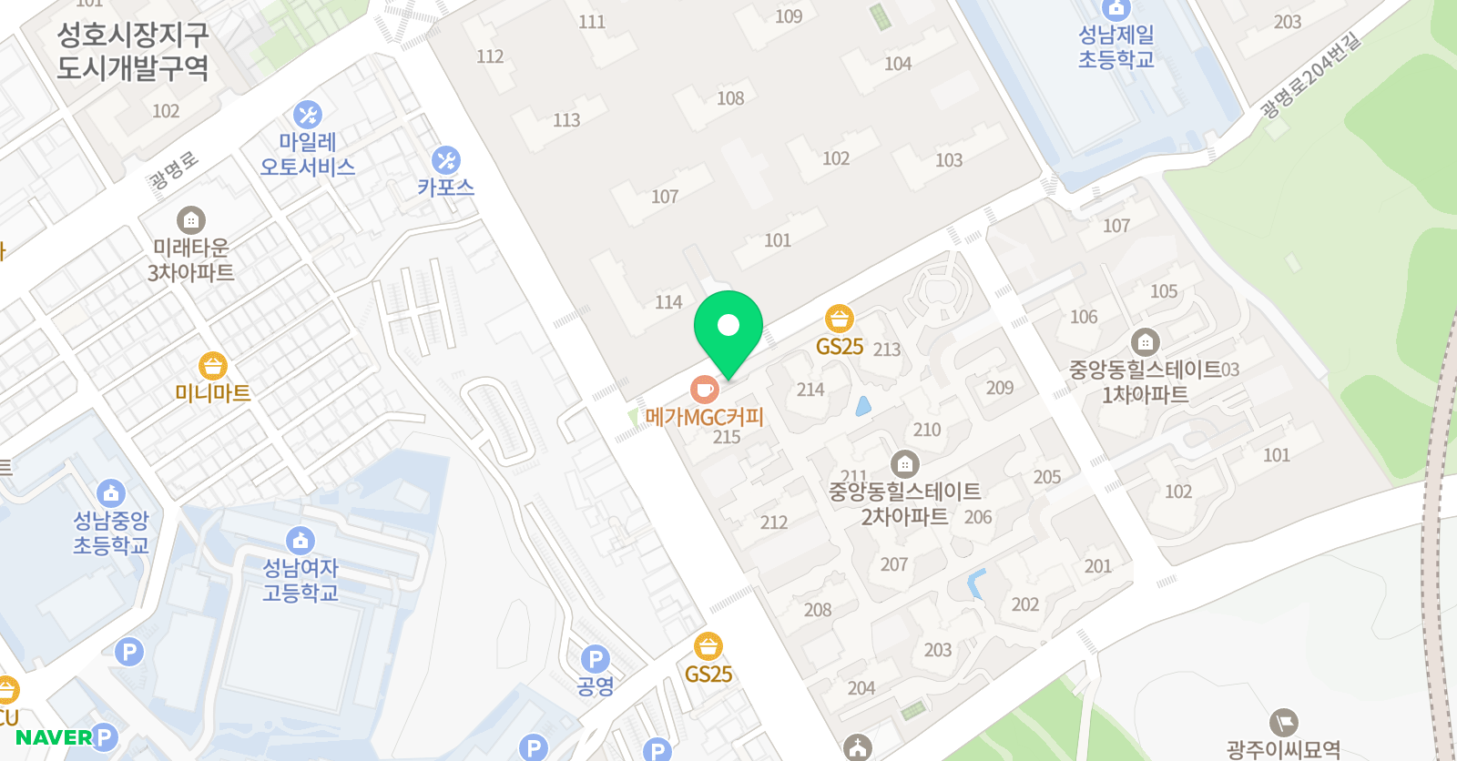 제니스 수학학원 위치