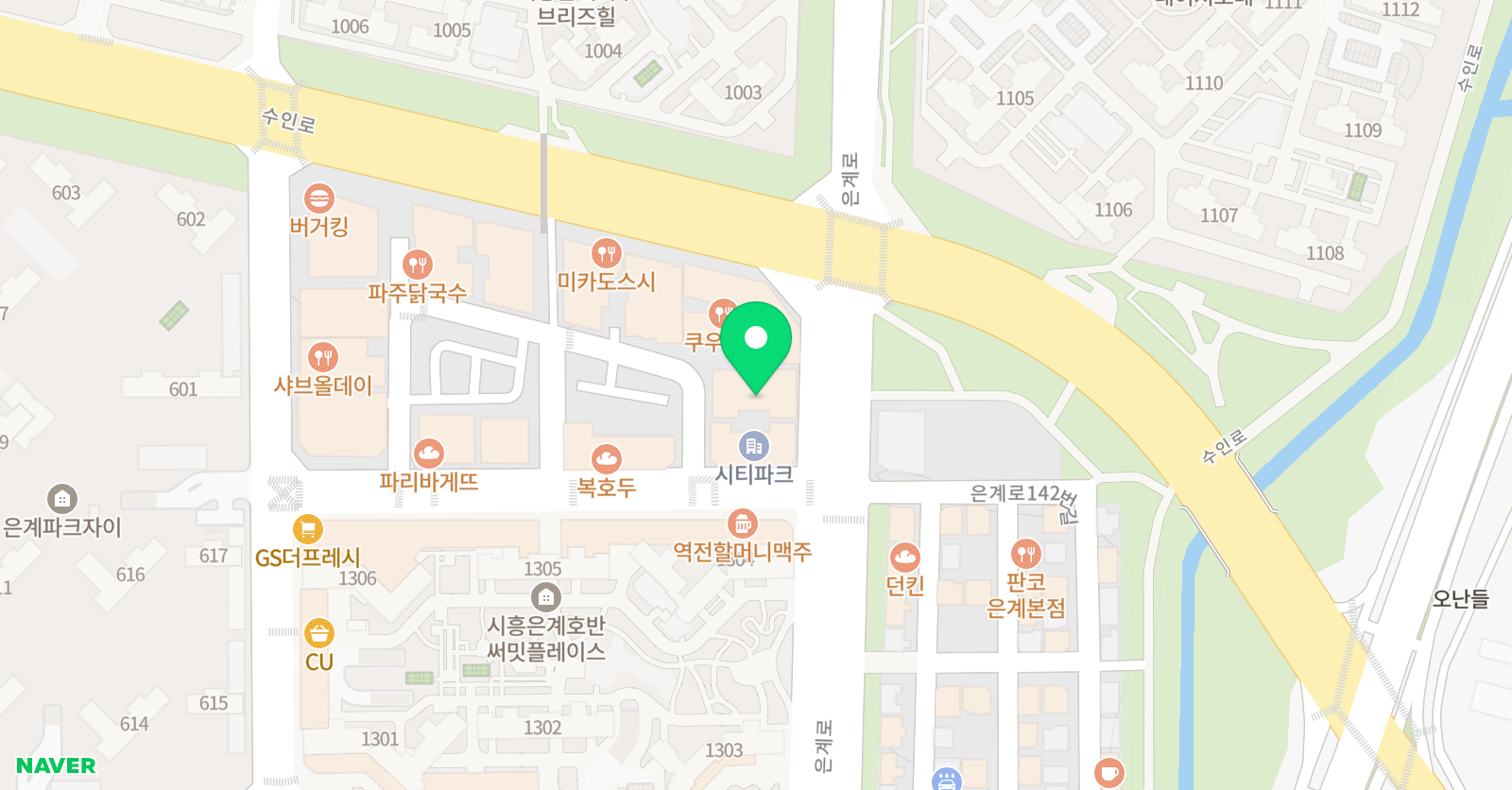 페르마 시흥은계캠퍼스 위치