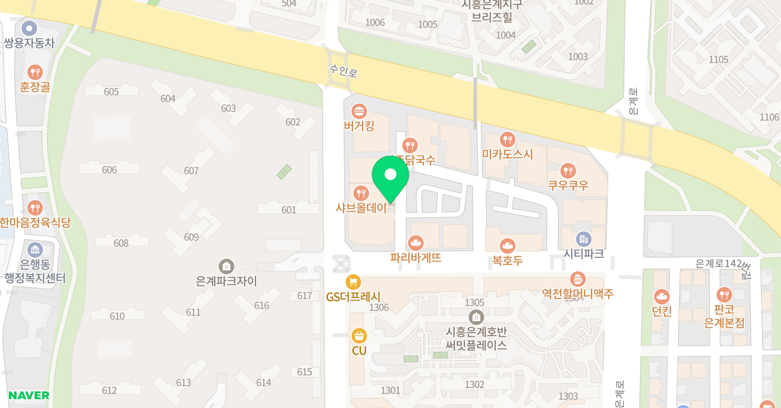 아카데미창 은계 논술교습소 위치