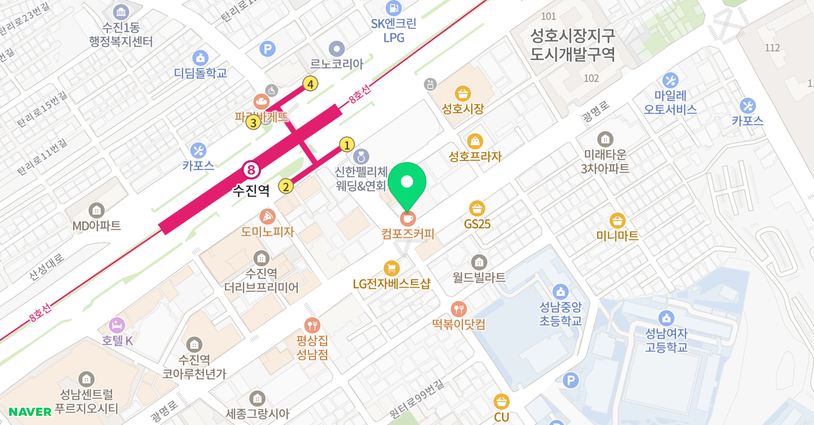 더액팅 실용음악학원 위치