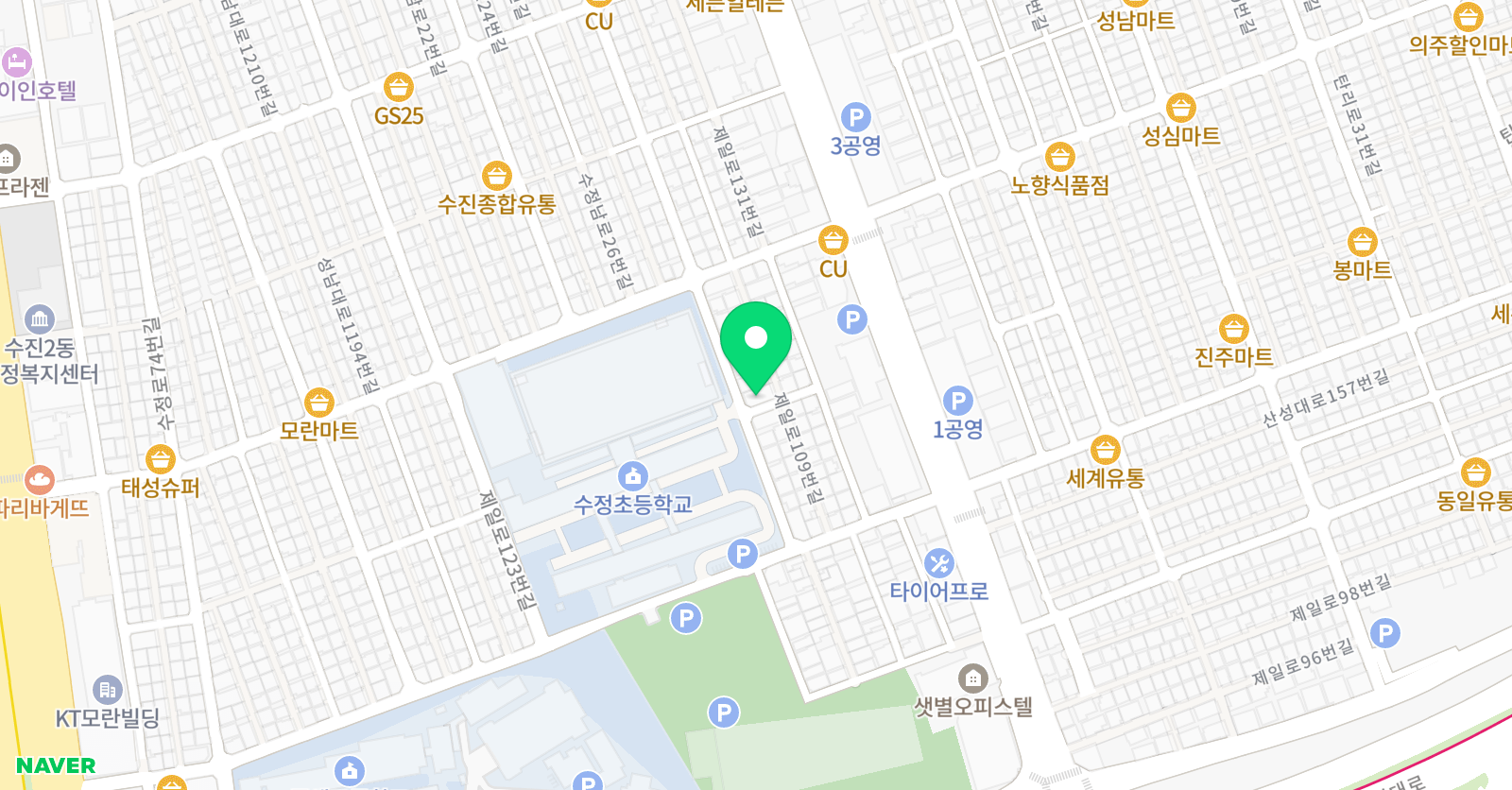꿈이음 예술공간 위치