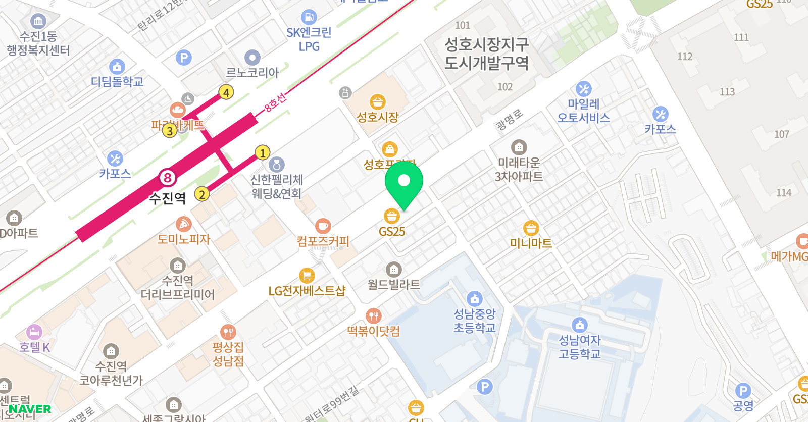 멘토스 국영수학원 위치