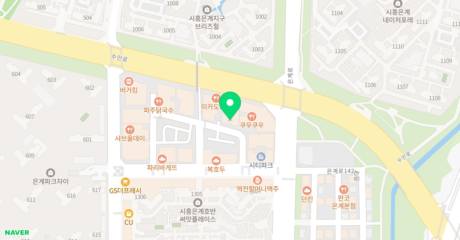 빨리강해지는 수학학원 은계캠퍼스 위치