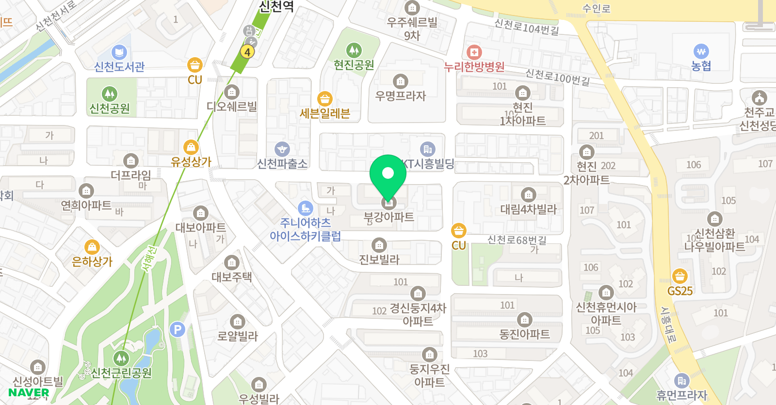 라온 위치
