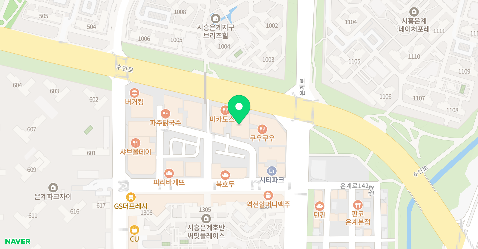 이세돌바둑학원 시흥은계점 위치