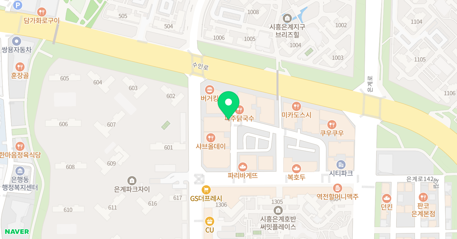 썸 수학과학학원 위치