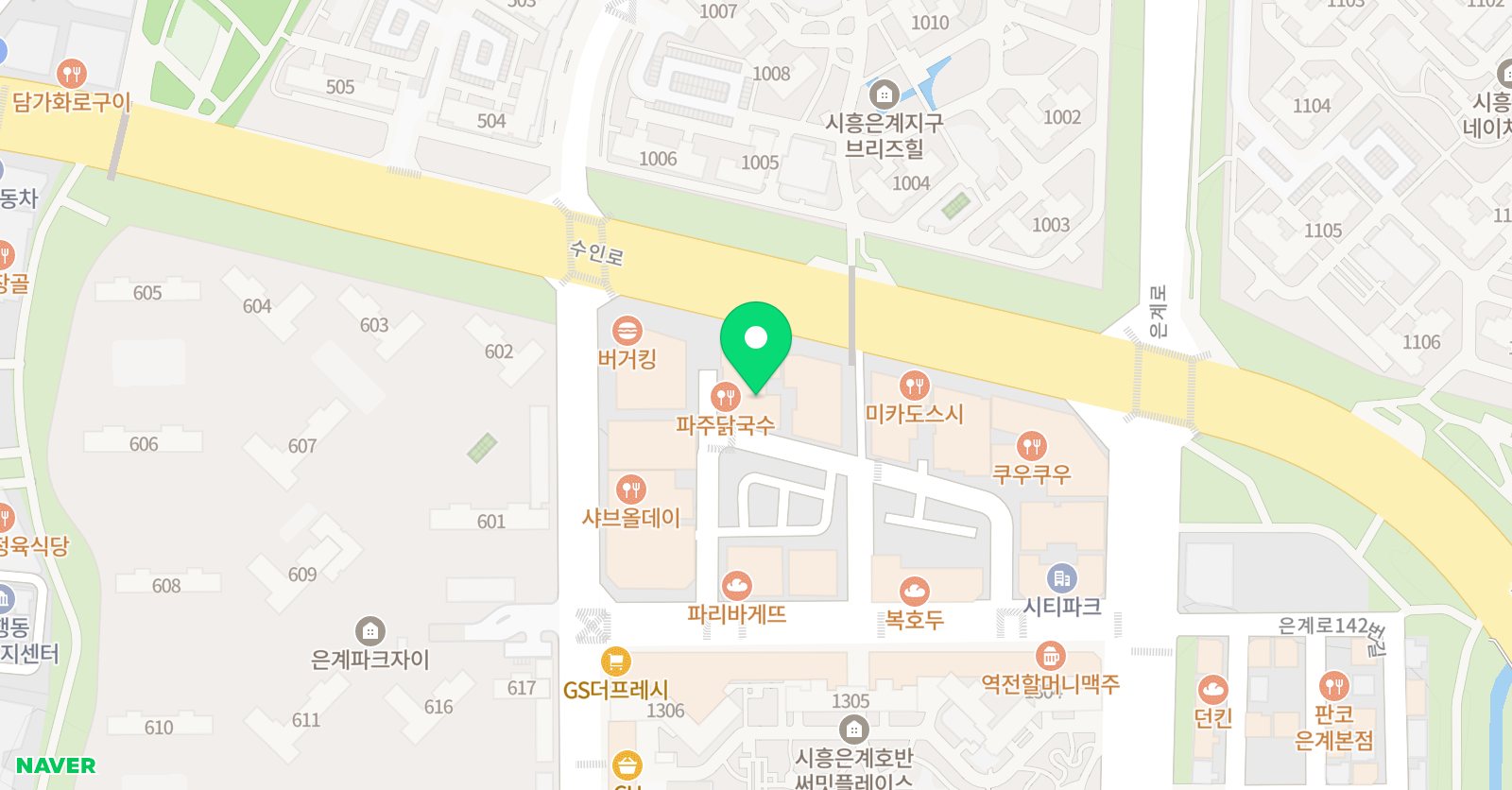 은계 이레무용 위치