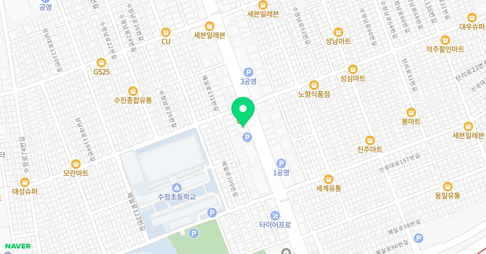 태권짱 파워점핑줄넘기클럽 위치