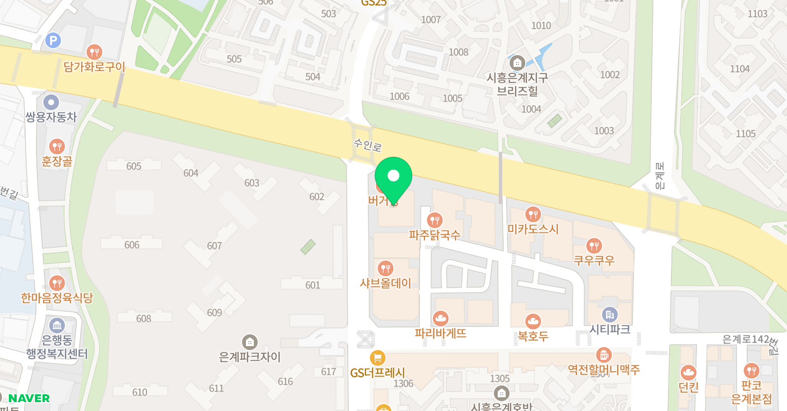 베스트금빛 태권도 위치