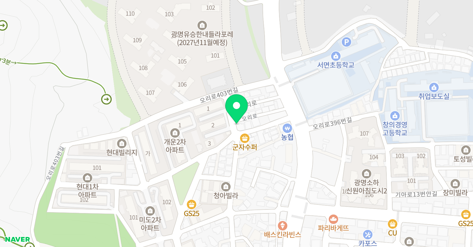 맑은소리 음악학원 위치