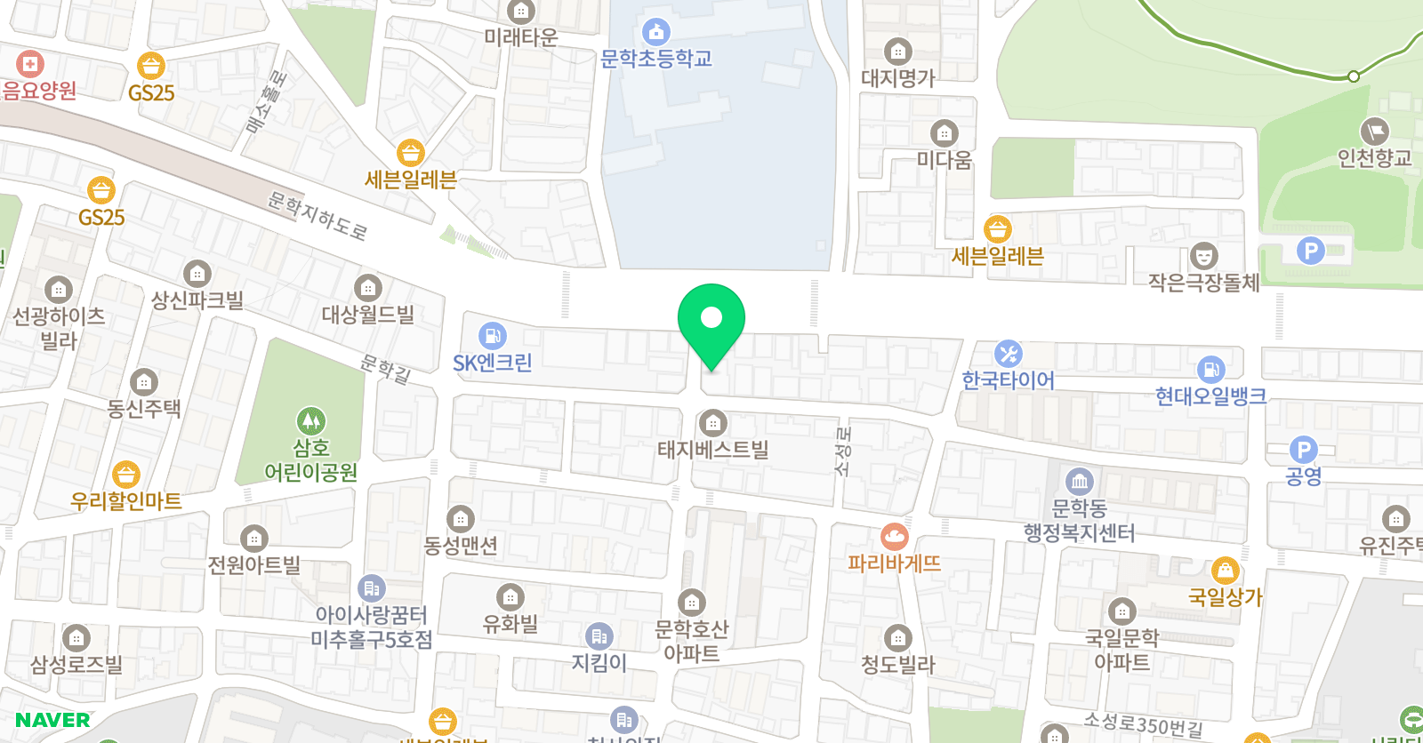 호랑이 태권도 위치