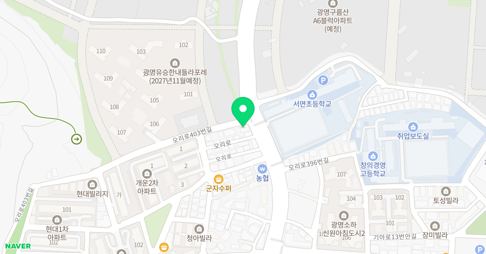 박쌤과 국어논술학원 위치