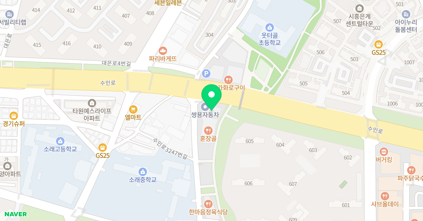 매쓰플랜 수학학원 시흥은계점 위치