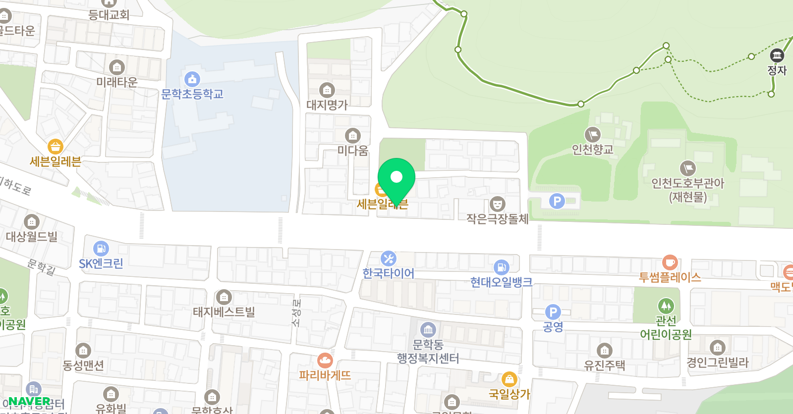스마트해법 문학초점 위치